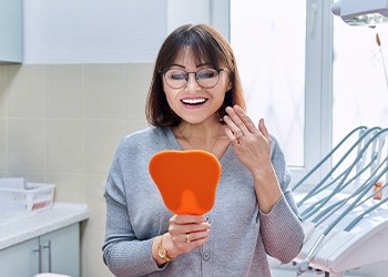 a dental implant patient
