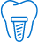 Dental implant icon